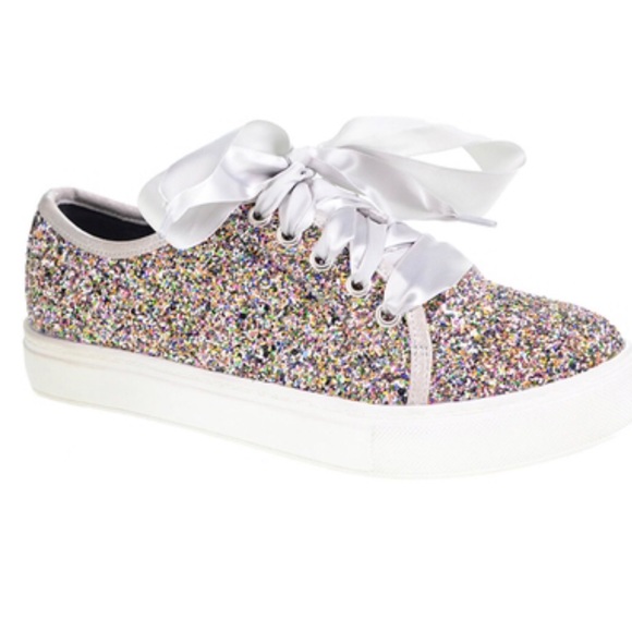 Dirty Laundry Shoes - Dirty Laundry Josi Glitter Sneakers Sz.10